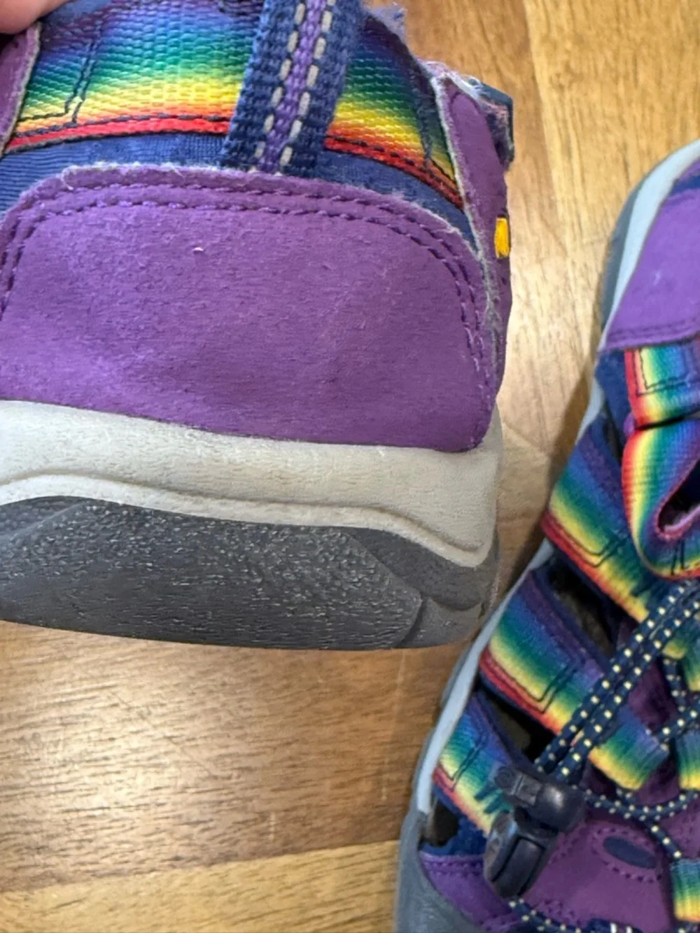 Keen Kids Rainbow Strap Purple Closed-Toe Sport Sandals